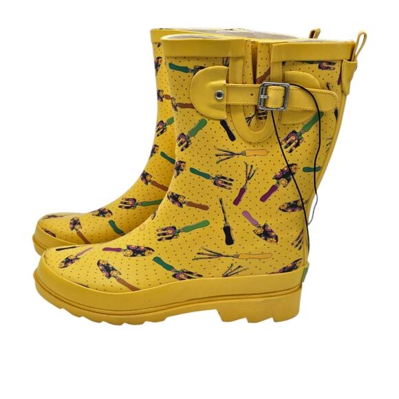 NWT Western Chief Rain Boots In The Garden Size 7 - Picture 6 of 11